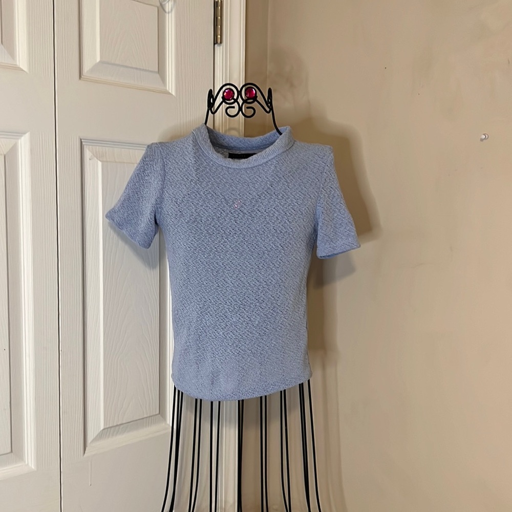 Bershka Blue Shirt, Size: Small